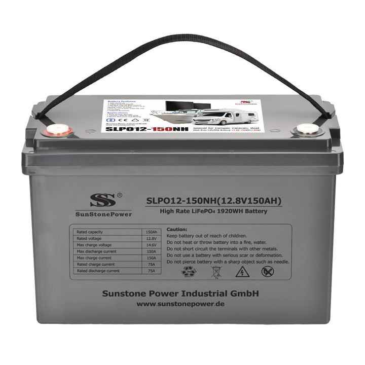 12V 150AH Lithium Batterie résidentielle 150A Décharge | Sunstone Power