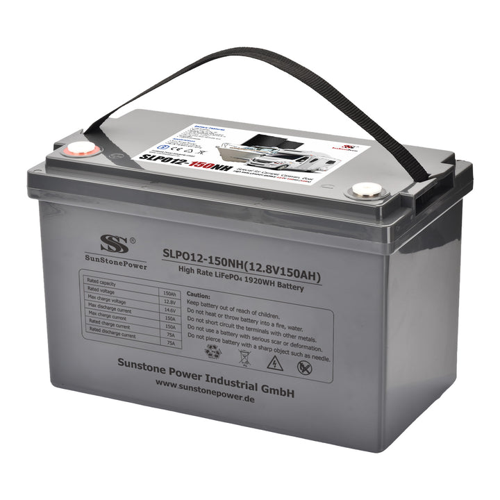 12V 150AH Lithium Batterie résidentielle 150A Décharge | Sunstone Power
