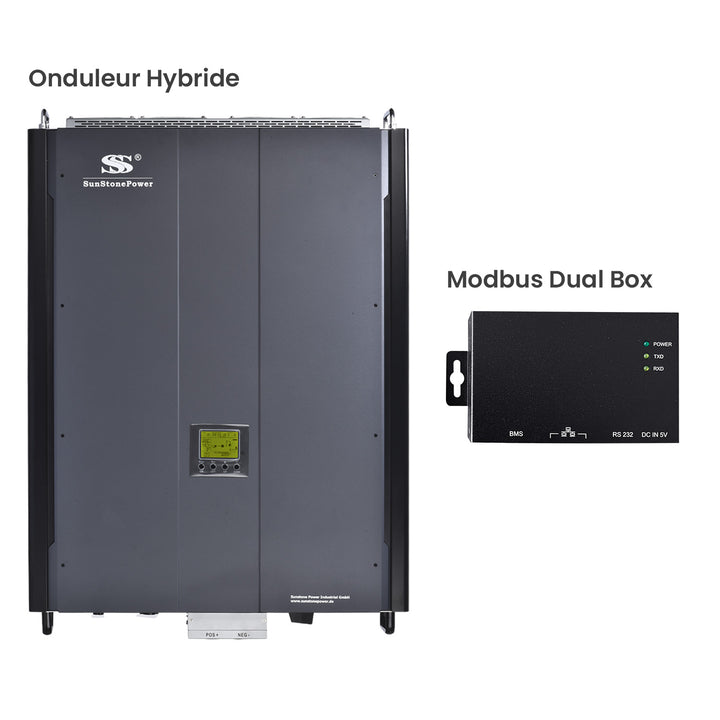 15KW Onduleur triphasé avec Modbus Dual Box | Sunstone Power