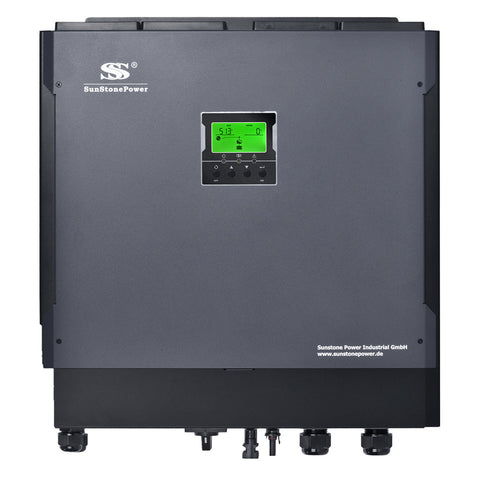 Onduleur hybride 48Vdc 230Vac 5,5KW pour installation PV, sortie avec onde sinusoïdale pure | Sunstone Power
