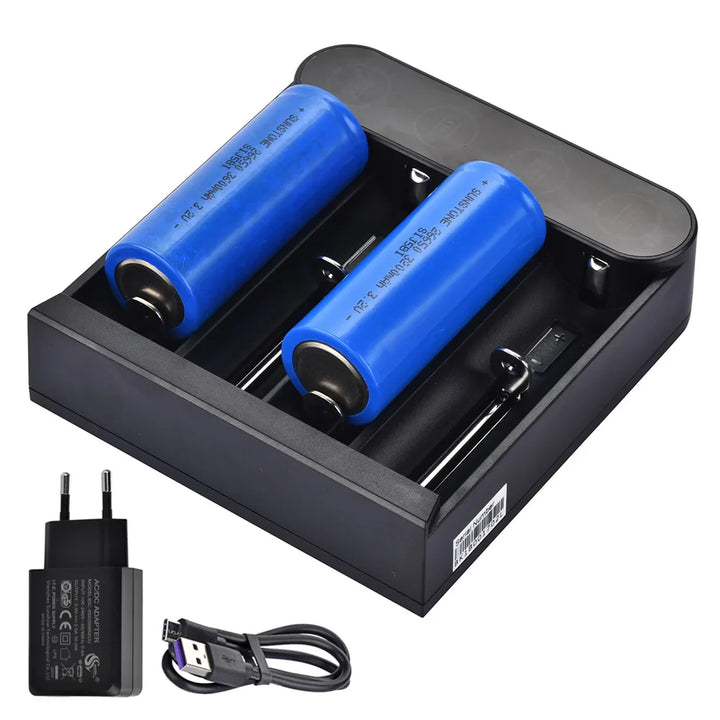 Chargeur de batterie pour 3,6V/3,7V avec affichage LCD, fonction Power Bank | Sunstone Power