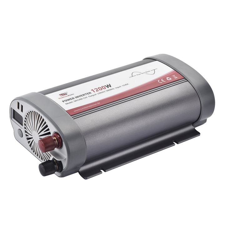 12V à 230V 1200W/2400W Convertisseur sinusoïdal pur Convertisseur de tension Power Inverter pour camping-car, voiture et camion | Sunstone Power