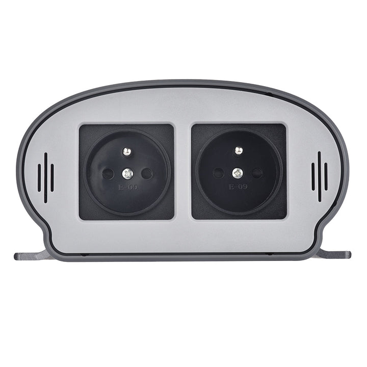 Convertisseur 1200W/2400W Convertisseur de tension 12V 230V pur sinus avec 2 prises européennes | Sunstone