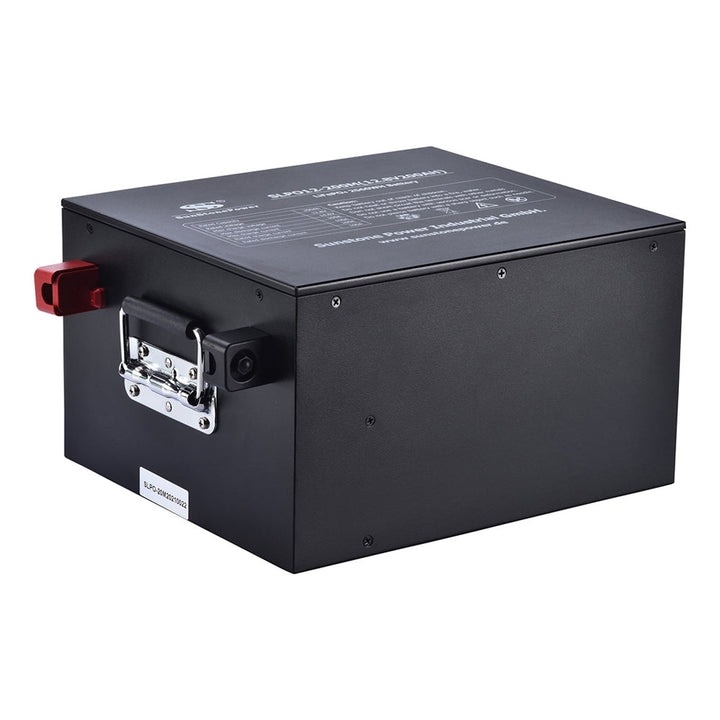 Batterie 12V 200Ah LiFePO4 sous siège coque métallique pour camping-cars solaires bateaux caravanes | Sunstone Power