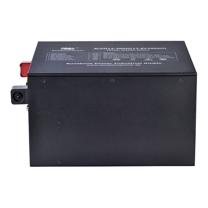 Batterie 12V 200Ah LiFePO4 sous siège coque métallique pour camping-cars solaires bateaux caravanes | Sunstone Power
