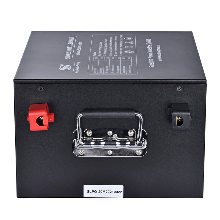Batterie 12V 200Ah LiFePO4 sous siège coque métallique pour camping-cars solaires bateaux caravanes| Sunstone Power