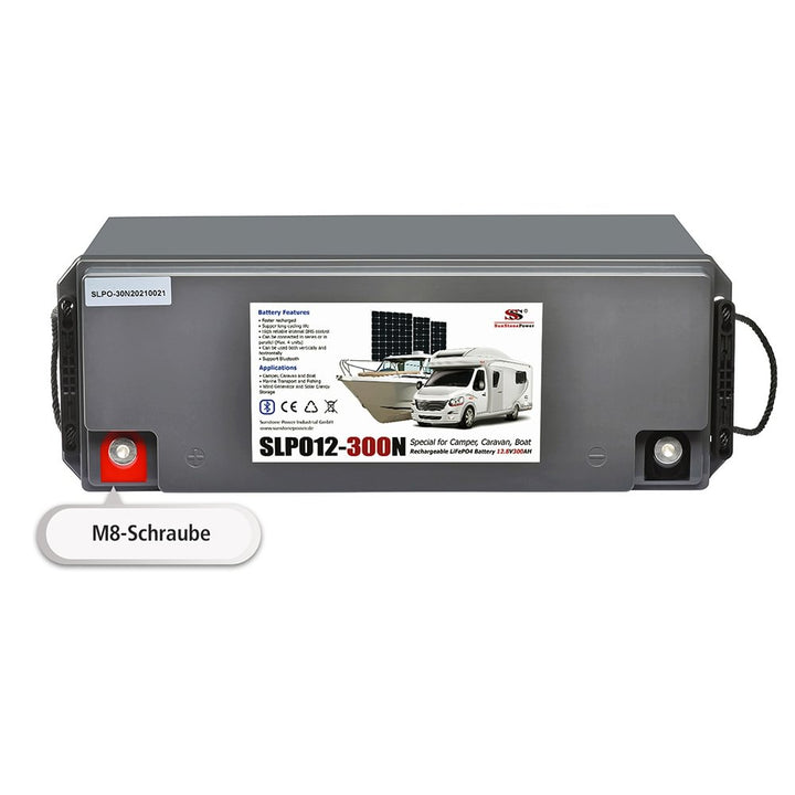 Batterie LiFePO4 12V 300Ah 3,84Kwh avec BMS pour camping-car solaire | Sunstone Power
