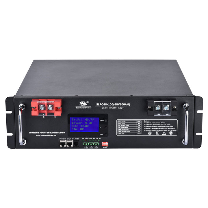 48V 100AH Accumulateur d'énergie au lithium 5 kWh Batterie LiFePO4 pour installation solaire domestique | Sunstone Power Industrial GmbH | Produits d'installation PV acheter