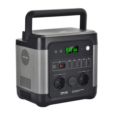 Powerstation portable 999WH 1200W Générateur solaire Lithium Batterie Générateur mobile pour maison Outdoors | Sunstone Power