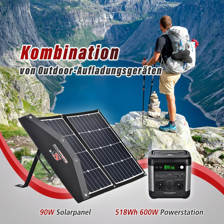 Station d'alimentation portable 600W avec panneau solaire 90W, 999Wh alimentation mobile | Sunstone Power