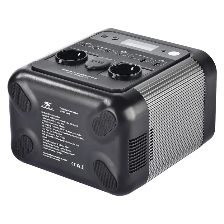518Wh 600W Powerstation (900W Surge) Accumulateur d'énergie mobile pour l'alimentation de secours camping-cars | Sunstone Power