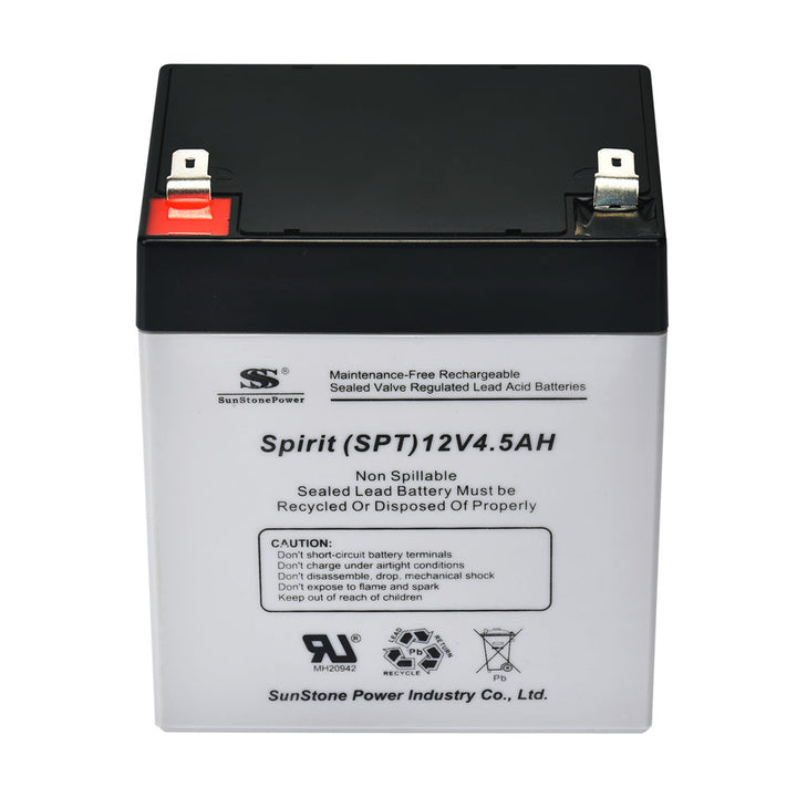 12V 4,5AH ASI Accumulateur au plomb Batterie AGM Rechargeable | Sunstone Power