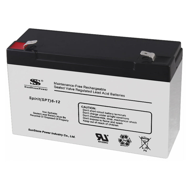 6V 12Ah AGM Batterie de rechange Fontaine solaire | Sunstone Power