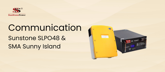Communication entre l'onduleur SMA Sunny Island et l'accumulateur de batterie SLPO48