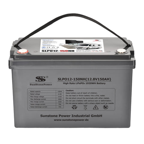 12V 150AH Lithium Batterie 1C Décharge pour camping-car Camper Installations PV