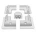 5-pièces ABS supports de toit pour voiture camping-car | Sunstone Power