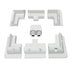 7-pièces ABS supports de toit pour camping-car bateau | Sunstone Power