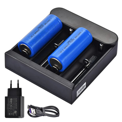 Chargeur de batterie pour 3,6V/3,7V avec affichage LCD, fonction Power Bank | Sunstone Power