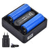 Chargeur de batterie pour batterie 3,7V 18650 26650 Li-Ion et piles rechargeables 1,2V NI-MH NI-CD AA AAA | Sunstone Power
