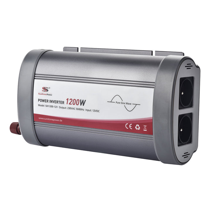 Convertisseur 1200W 12V vers 230V pur sinus avec écran LCD Convertisseur de tension | Sunstone Power