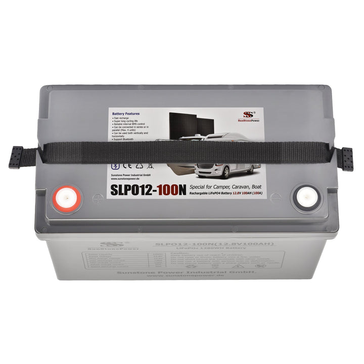 Batterie lithium 12V 100AH LiFePO4 accumulateur avec Blutooth pour système solaire camping-car bateau SLPO12-100N | Sunstone Power Industrial GmbH | Produits d'installation PV acheter