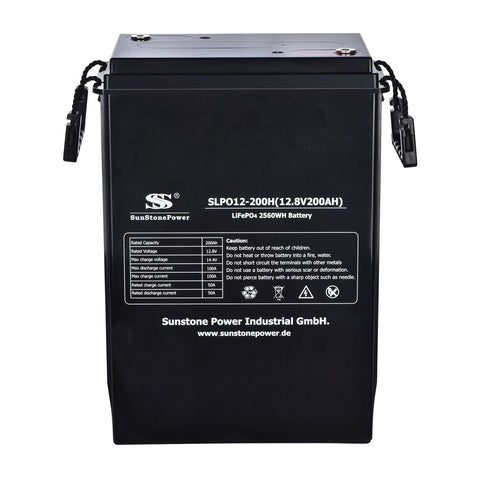12V 200Ah Batterie de stockage solaire LiFePO4 2,56kWh avec Bluetooth, Produit en 2021 | Sunstone Power