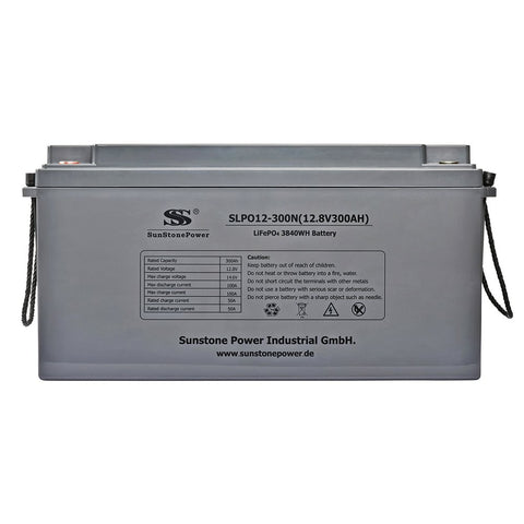 Batterie LiFePO4 12V 300Ah 3,84Kwh avec BMS pour camping-car solaire | Sunstone Power