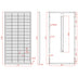 Module solaire SPMB200 Dimensions et positions des trous | Sunstone Power